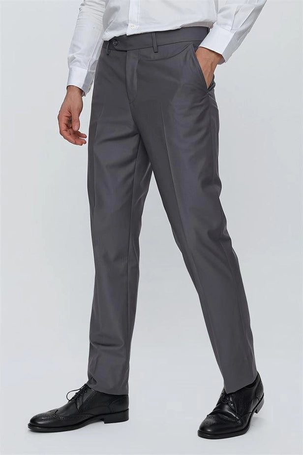 IMZA Men's Comfort Fit Classic Trousers – 1003230154
