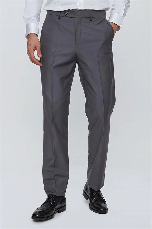 IMZA Men's Comfort Fit Classic Trousers – 1003230154