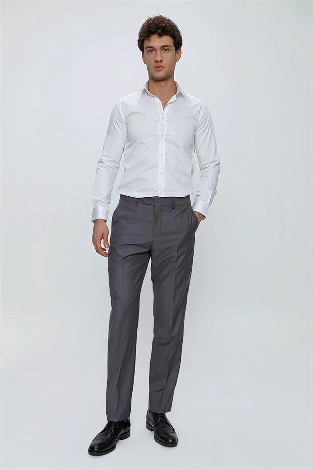 IMZA Men's Comfort Fit Classic Trousers – 1003230154