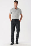 Stretch Side Pocket Casual Slim Fit Jogger Trousers 1003235121
