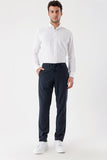 Stretch Side Pocket Casual Slim Fit Jogger Trousers 1003235121