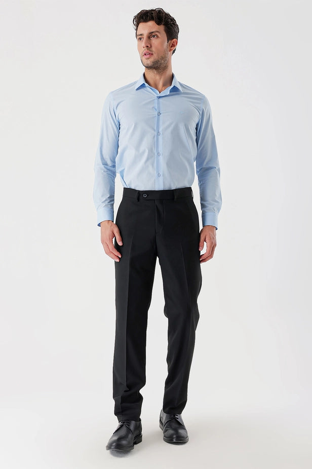 IMZA Men's Slim Fit Stretch Classic Trousers – 1003235122